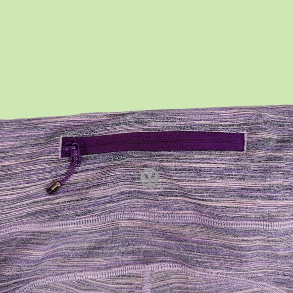 Lululemon Speed Tight Space Dye Camo‎ Tender Violet Black Grape 8 - Picture 3 of 4